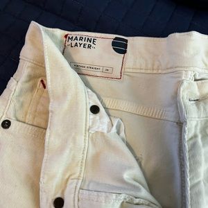 Marine Layer: Bridget Pant in Antique White sz.28